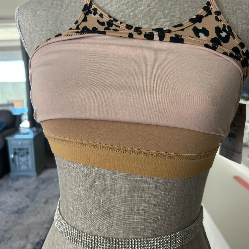 NWT! Champion Women’s Leopard Rose Athletic Sports Bra Size Small - Picture 7 of 12